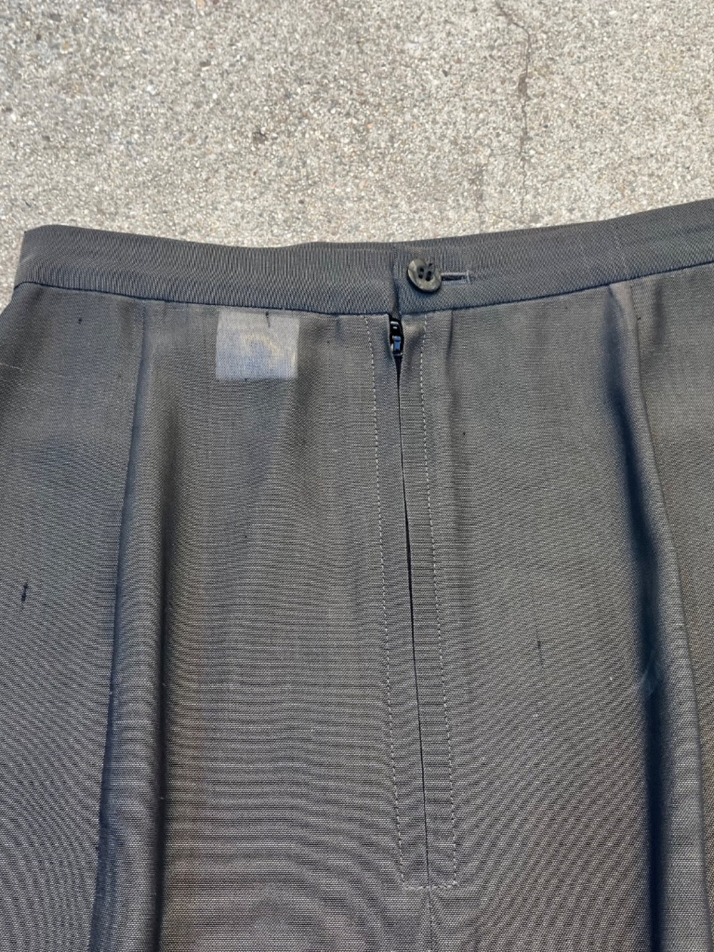 Vtg Yohji Yamamoto runway maxi skirt 100 silk size small semi sheer 90s cbk 80s - Picture 11 of 11